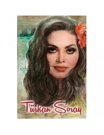 TÜRKAN ŞORAY AHŞAP POSTER 20x30cm  - 04