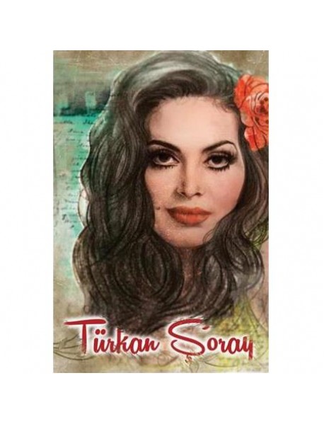 TÜRKAN ŞORAY AHŞAP POSTER 20x30cm  - 04