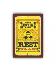 REST ULAN AHŞAP POSTER 20x30cm  - 02