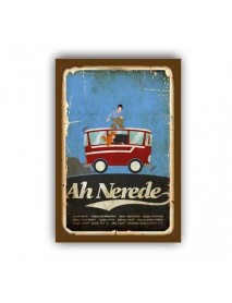 AH NEREDE AHŞAP POSTER 20x30cm  - 39