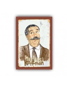 HULUSİ KENTMEN AHŞAP POSTER 20x30cm  - 36