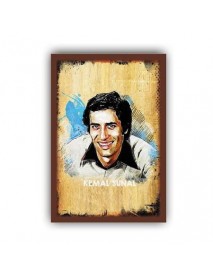 KEMAL SUNAL AHŞAP POSTER 20x30cm  - 58