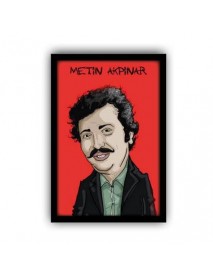 METİN AKPINAR AHŞAP POSTER 20x30cm  - 67