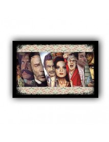 YEŞİLÇAM ÜSTADLARI AHŞAP POSTER 20x30cm  - 96