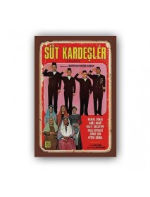 SÜT KARDEŞLER AHŞAP POSTER 20x30cm  - 22