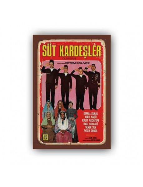 SÜT KARDEŞLER AHŞAP POSTER 20x30cm  - 22