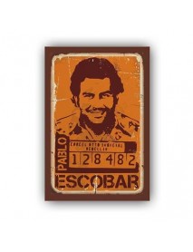 PABLO ESCOBAR 128482 AHŞAP POSTER 20x30cm  - 24