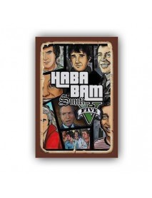 HABABAM VİCE CİTY AHŞAP POSTER 20x30cm  - 52