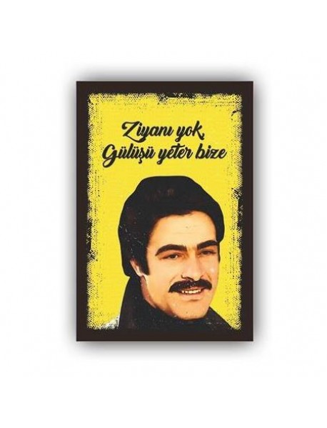 ZİYANI YOK AHŞAP POSTER 20x30cm  - 96