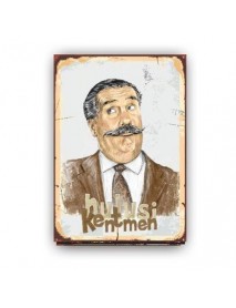 HULUSİ KENTMEN AMCA AHŞAP POSTER 20x30cm  - 32