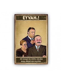 BANA BİR ŞEYLER OLUYOR AHŞAP POSTER 20x30cm  - 08