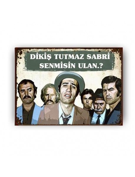  DİKİŞ TUTMAZ AHŞAP POSTER 20x30cm  - 37