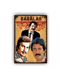 BABALAR AHŞAP POSTER 20x30cm  - 48