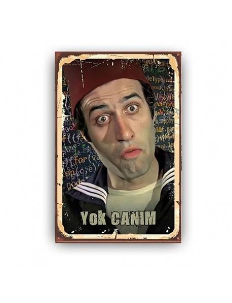 YOK CANIM AHŞAP POSTER 20x30cm  - 55