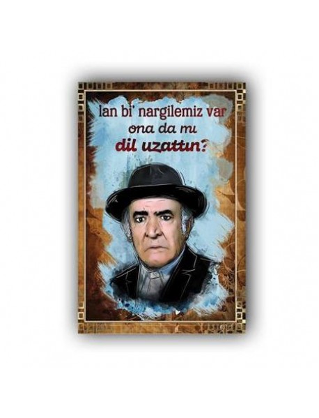 ALİ ŞEN AHŞAP POSTER 20x30cm  - 02