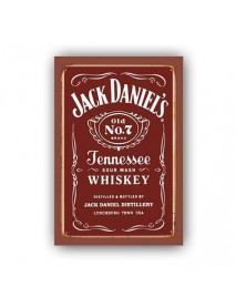 JACK DANIEL'S JENNESSEE SOUR MASH WHISEY AHŞAP POSTER 20x30cm  - 76