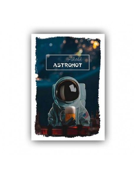 ASTRO ALKOL AHŞAP POSTER 20x30cm  - 89