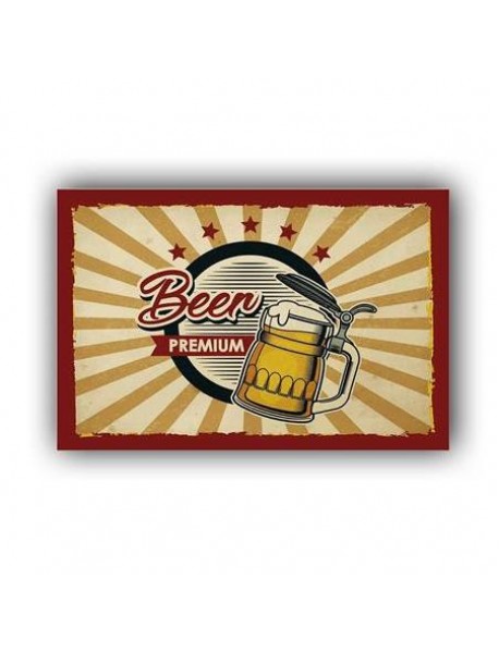 BEER PREMIUM AHŞAP POSTER 20x30cm  - 92