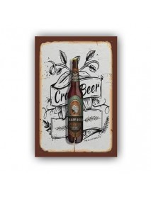 PREMIUM NATURAL BEER AHŞAP POSTER 20x30cm  - 18