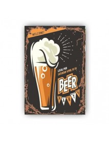 LOCAL PUB BEER PARTY AHŞAP POSTER 20x30cm  - 79