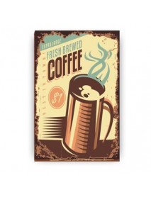 FRESH BREWED COFFEE AHŞAP POSTER 20x30cm  - 66