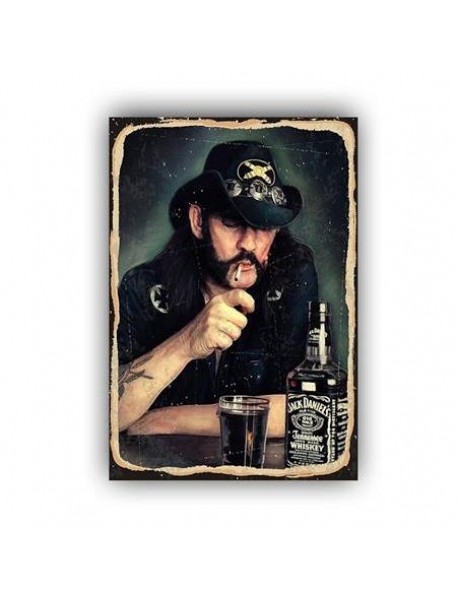 JACK DANIEL'S MAN AHŞAP POSTER 20x30cm  - 76