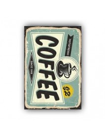 HOT AND FRESH COFFEE AHŞAP POSTER 20x30cm  - 89