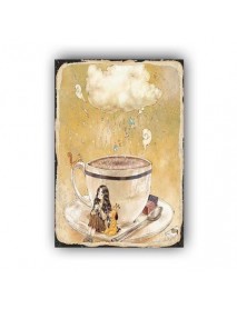 COFFEE DAY AHŞAP POSTER 20x30cm  - 19