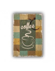 COFFEE 8 AHŞAP POSTER 20x30cm  - 23