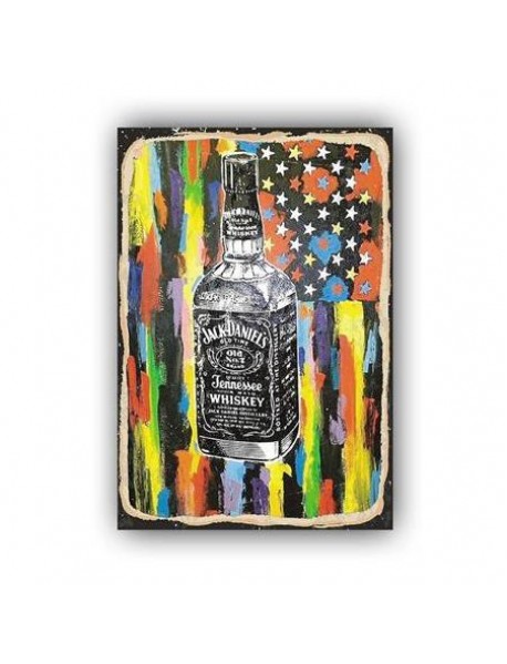 JACK DANIEL'S 12 AHŞAP POSTER 20x30cm  - 04