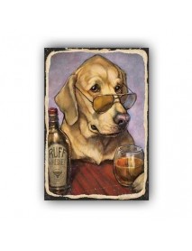 RUFF WHISKEY AHŞAP POSTER 20x30cm  - 80