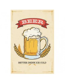 BETTER DRINK ICE COLD AHŞAP POSTER 20x30cm  - 78