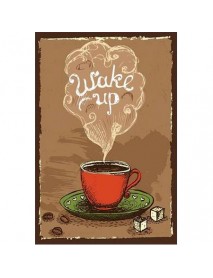 WAKE UP AHŞAP POSTER 20x30cm  - 58