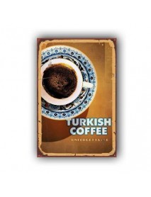 TURKISH COFFEE AHŞAP POSTER 20x30cm  - 24