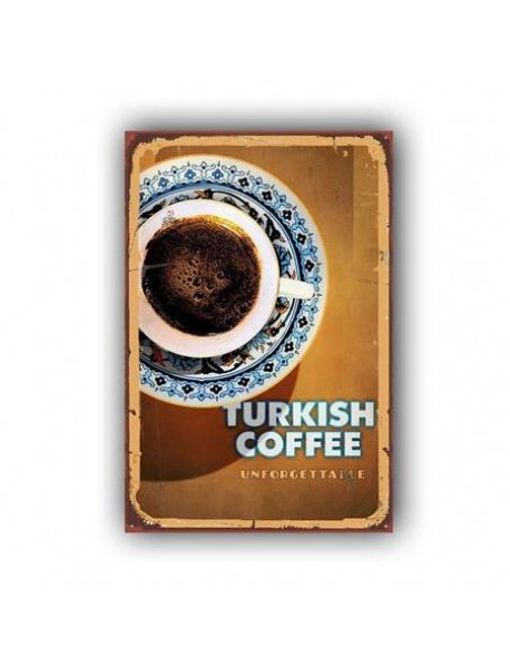 TURKISH COFFEE AHŞAP POSTER 20x30cm  - 24