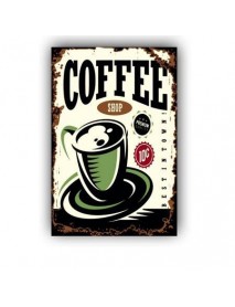 COFFEE SHOP PREMIUM AHŞAP POSTER 20x30cm  - 84