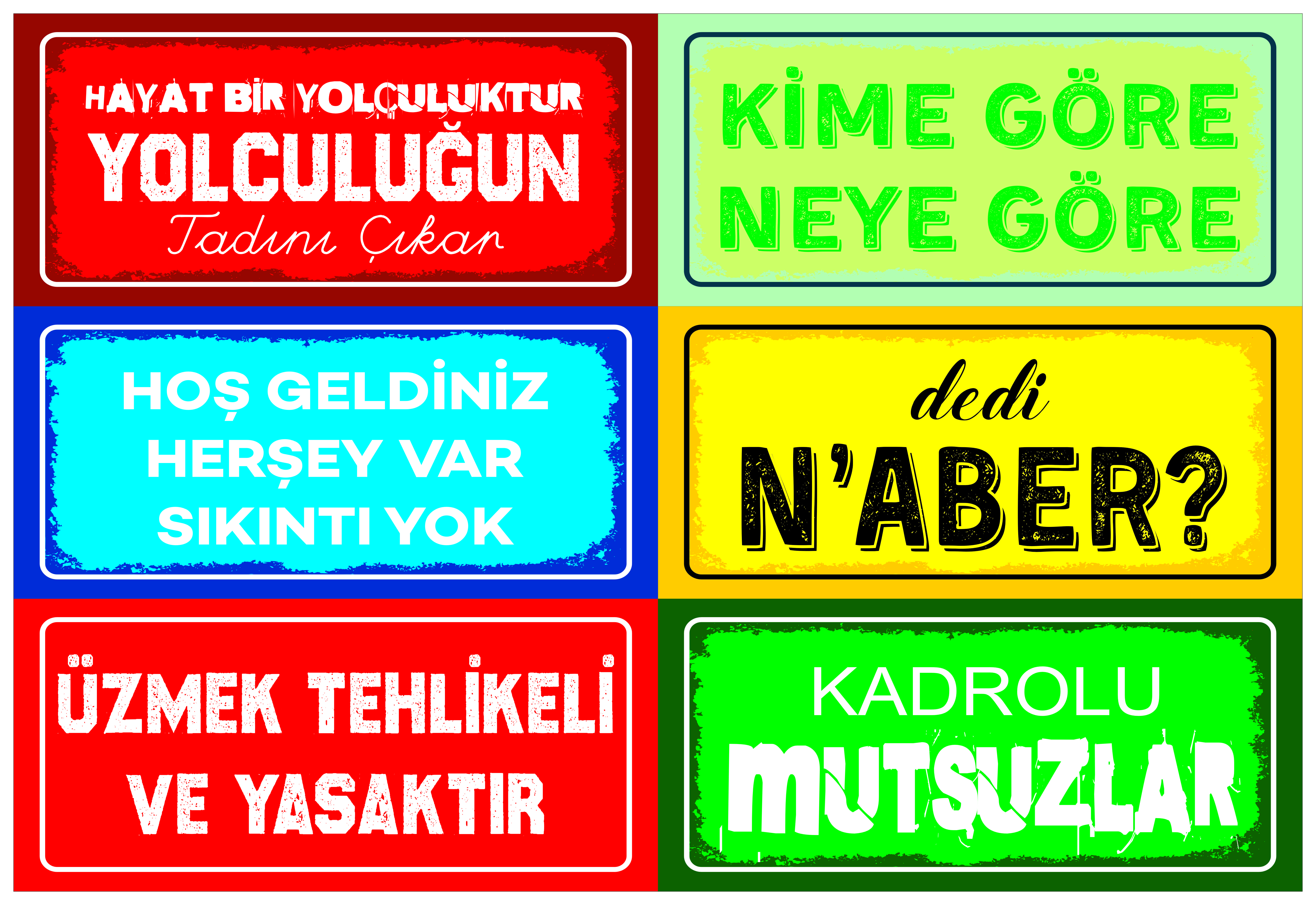 300 ADET AHŞAP ESPİRİLİ PLAKA POSTER