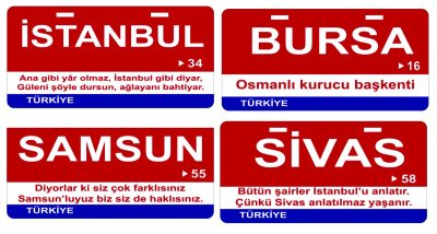 250 ADET AHŞAP İL (ŞEHİR) PLAKA POSTER