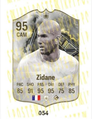 ZİDANE AHŞAP FİFA FUTBOLCU BİBLOSU-054