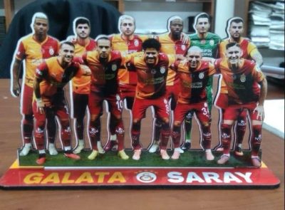 GALATASARAY AHŞAP 3 BOYUTLU TARAFTAR KALESİZ BİBLO